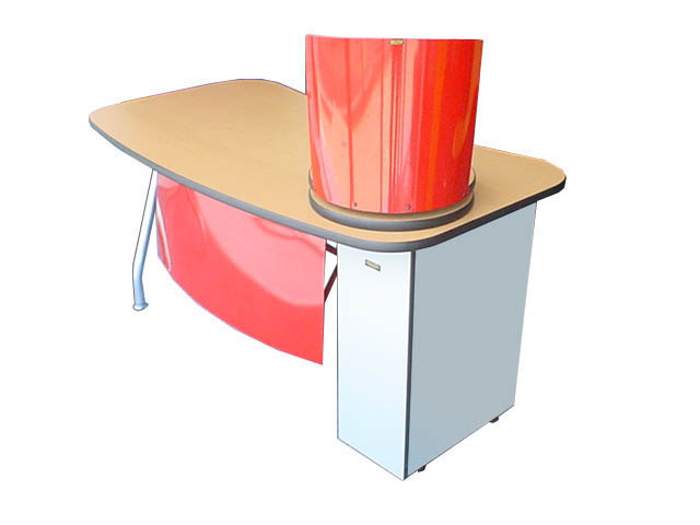 escritorio seat 150 x 70 cm con pedestal