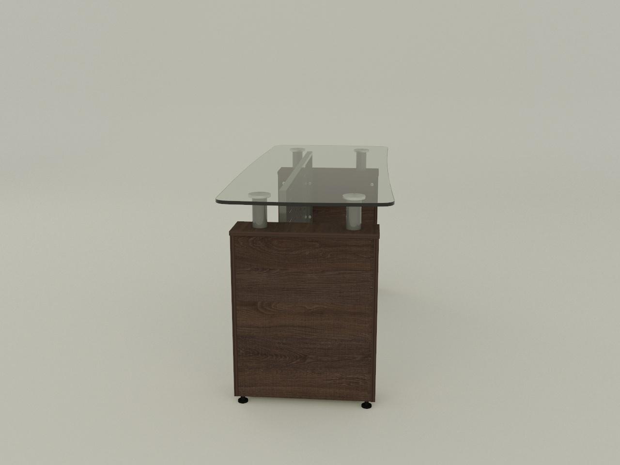 escritorio boston sop 150mm 150 x 60 cm cub cristal 12mm