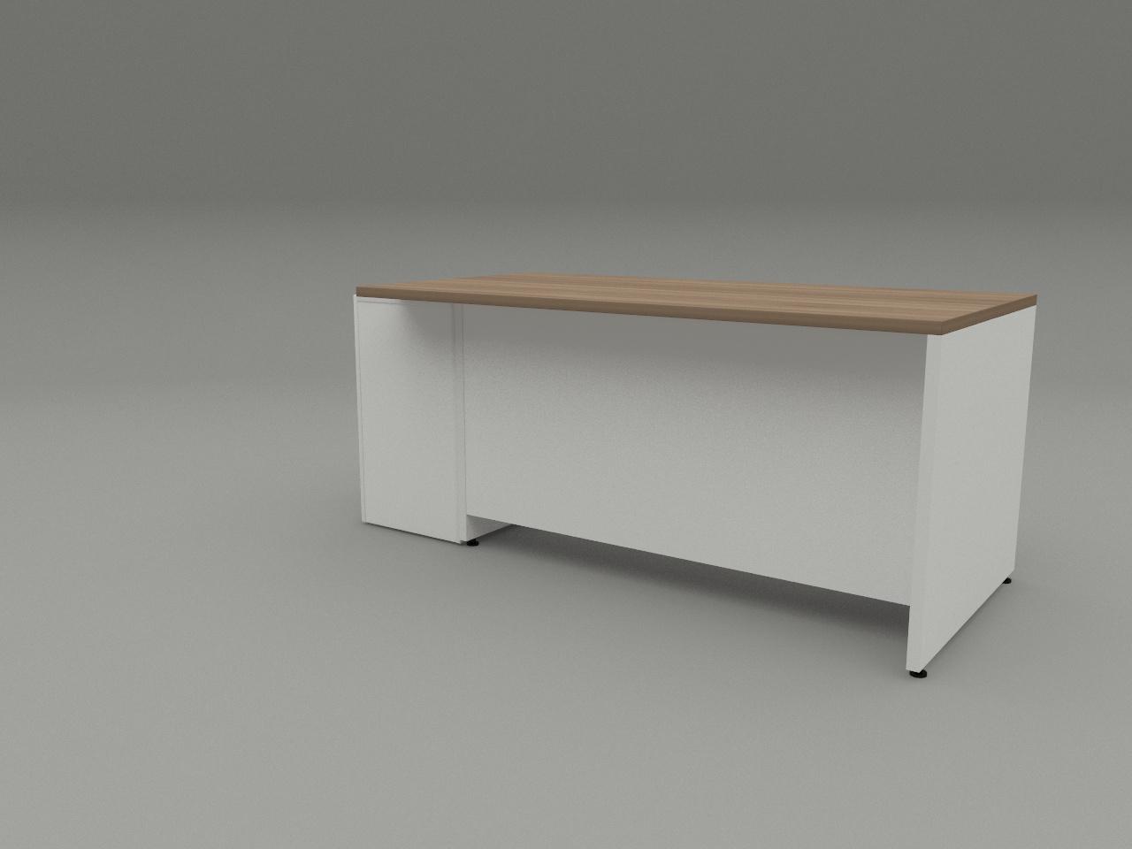 escritorio kuvolks 160 x 80 cm pedestal independiente con ruedas