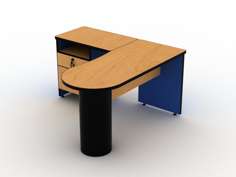 modulo-secretarial-140-x-140-cm-con-cajonera-status-mca.-kukulcan